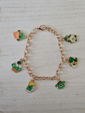 St. Patrick's Day Charm Bracelet